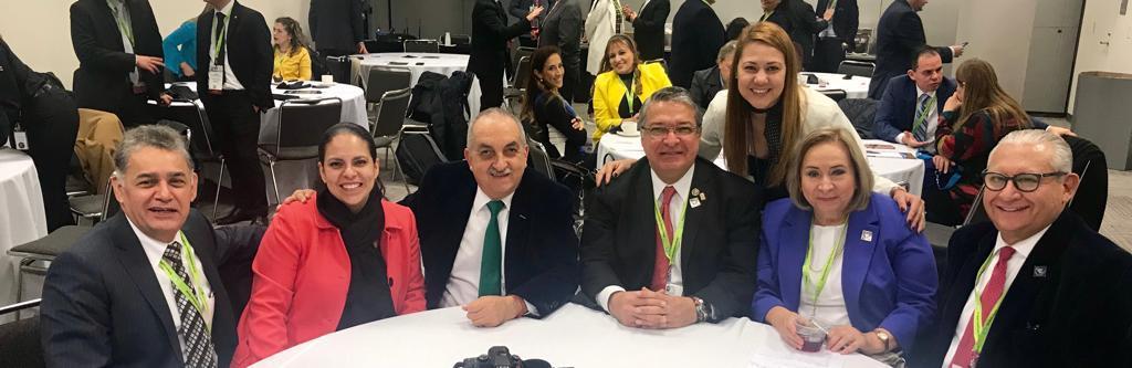 Desayuno de líderes internacionales Congreso Greater New York Dental Meeting 2018.