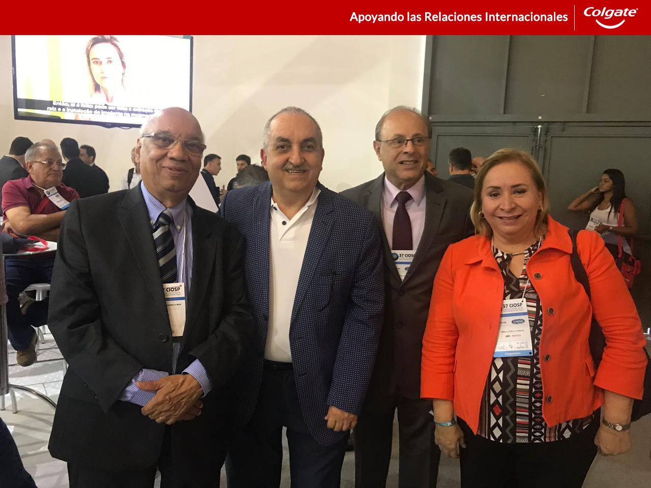 Presidentes de la Asociación Brasileña de Odontología y Asociación Paulista de C.D.