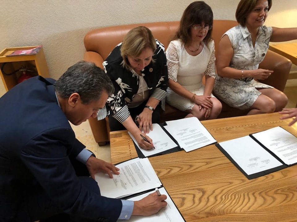 Firma de Convenio de colaboración con la Universidad Quetzalcóatl