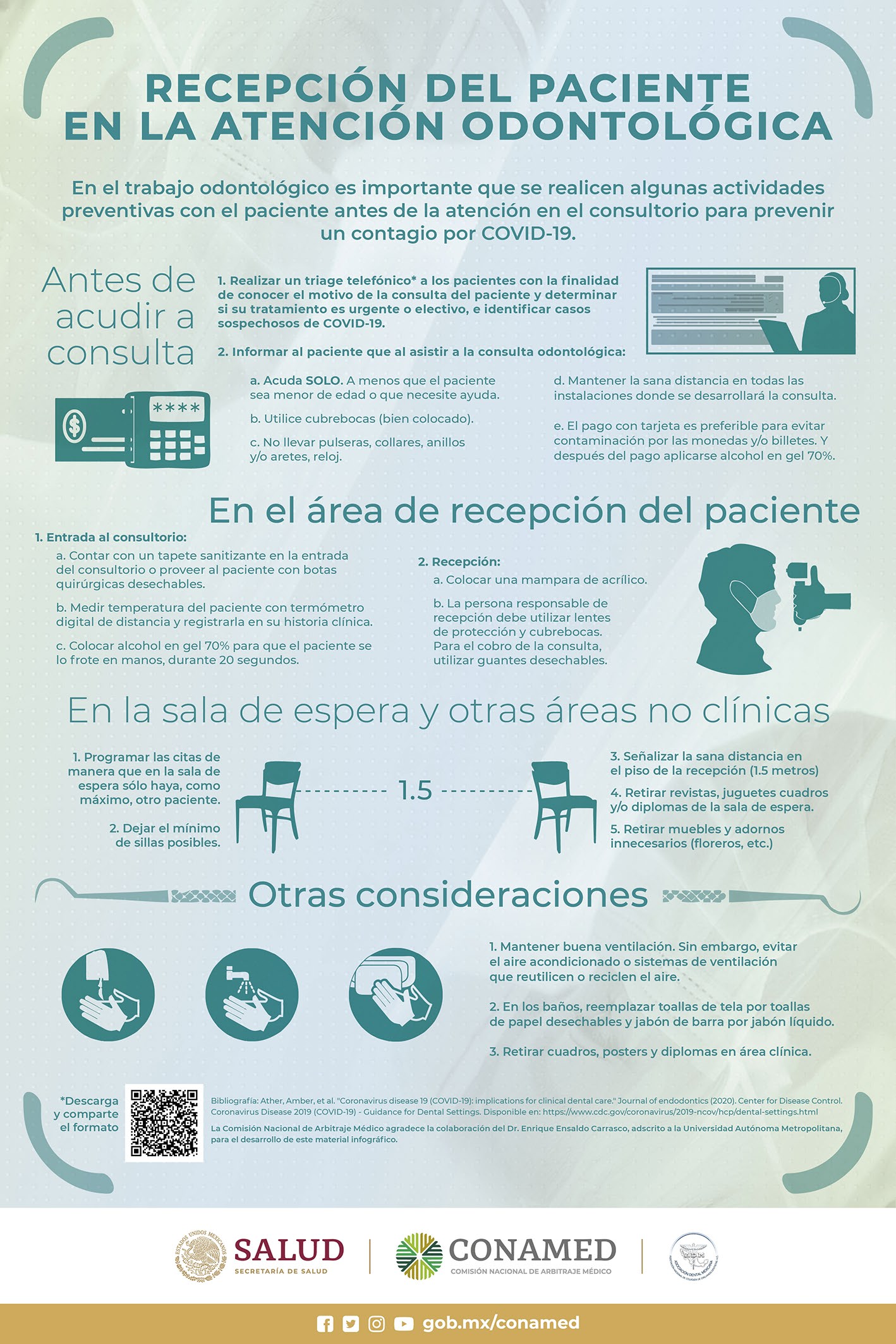 Actividades Preventivas para la Recepción del Paciente en la Atención Odontológica.