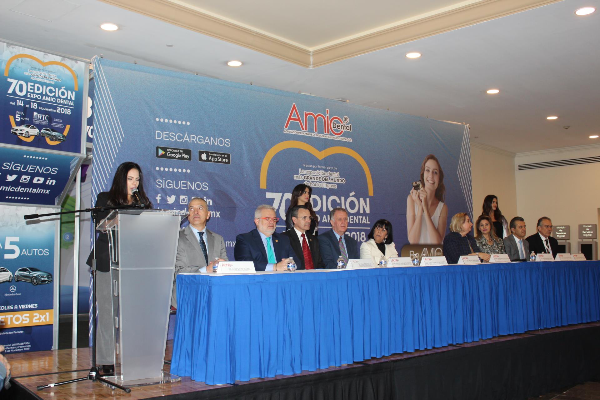 Inauguración 70 Edición Expo AMIC Dental 2018