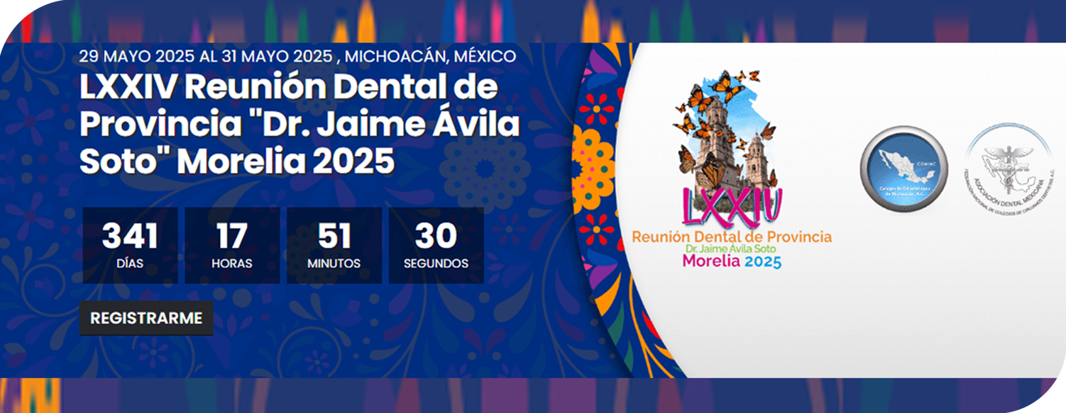 https://www.masporevento.com/evento/ver/LXXIV_Reunion_Dental_de_Provincia_Dr_Jaime_Avila_Soto_Morelia_2025